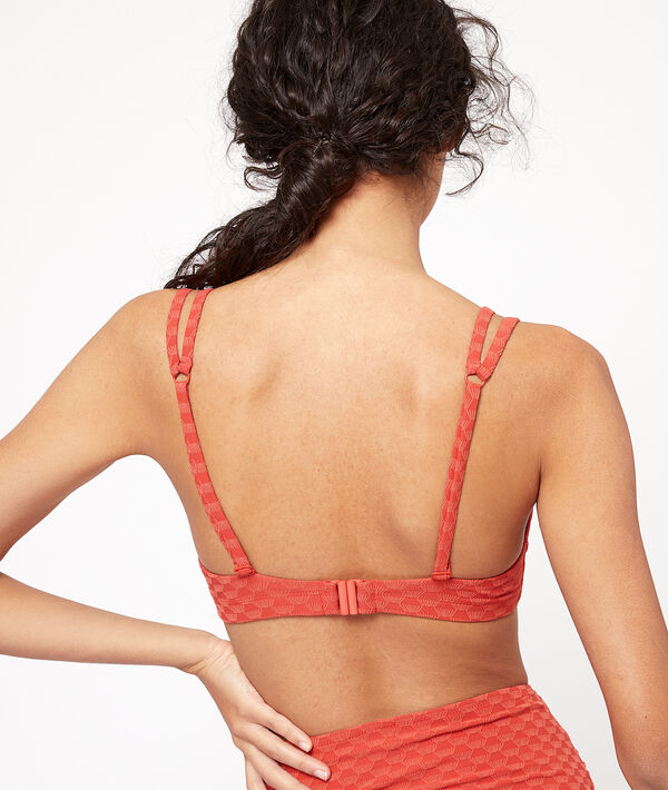 Haut de maillot de bain triangle, texturé Haut de maillot de bain triangle, texturé