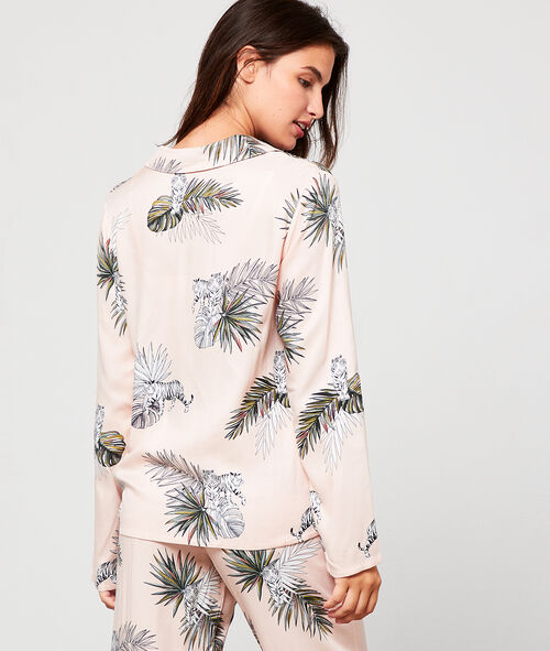 Chemise de pyjama imprimée jungle Chemise de pyjama imprimée jungle