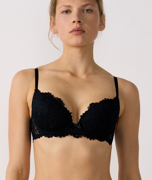 Soutien-gorge n&deg;5 : coques fines noir.