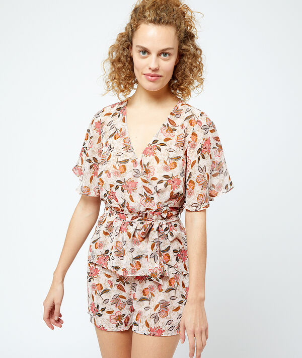 Kurzes Top mit Print Kurzes Top mit Print;${refinementColor}