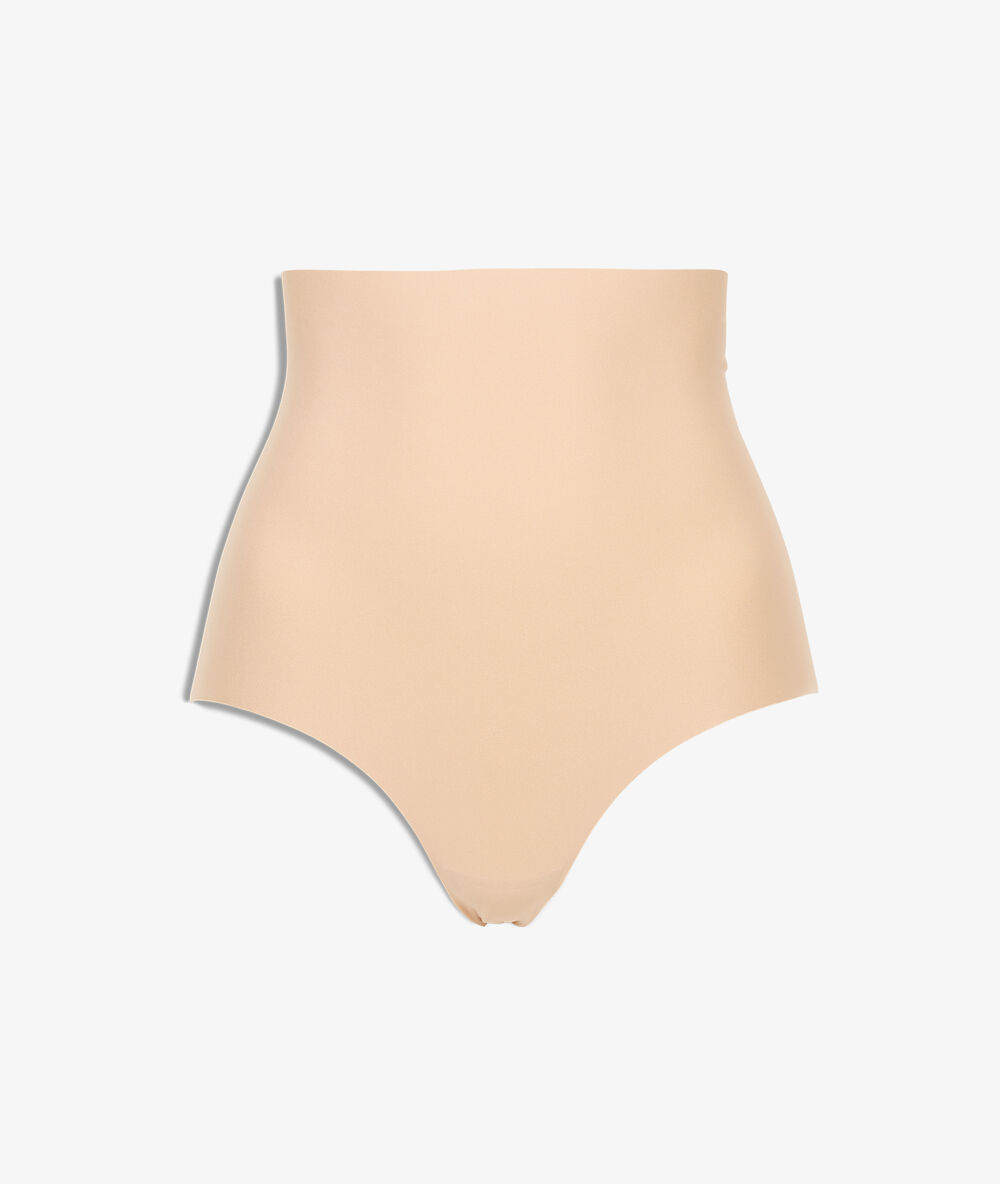 Panty mit hoher taille – starker halt beige.