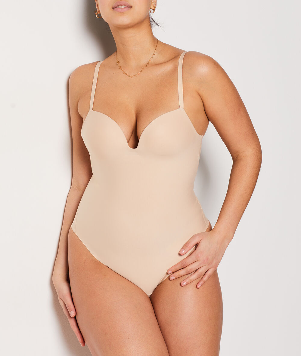 Body sculptant - maintien fort beige.