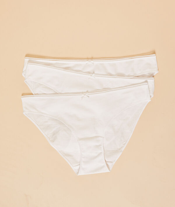 3er-Set Pantys aus Bio-Baumwolle 3er-Set Pantys aus Bio-Baumwolle;${refinementColor}