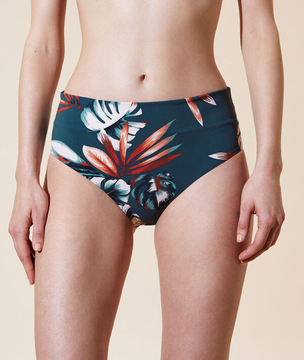 Bas de bikini taille haute, multipositions Bas de bikini taille haute, multipositions;${refinementColor}