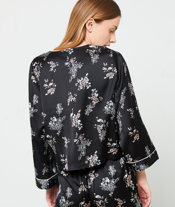 Chemise de pyjama cache-coeur Chemise de pyjama cache-coeur