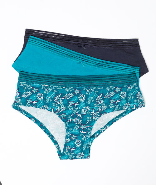 3er-Set Shortys aus Baumwolle 3er-Set Shortys aus Baumwolle