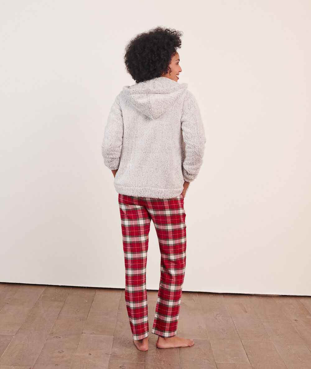 Pyjama 3 pièces "cosy" gris.