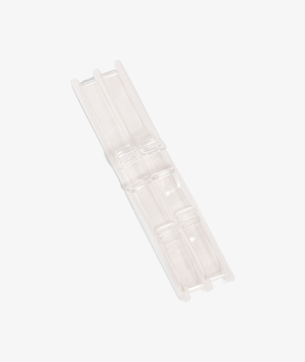 Transparent bra straps weiß.