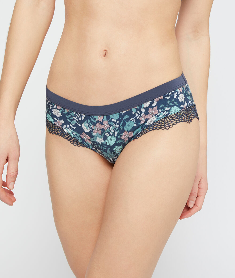Shorty aus spitze blau grün.