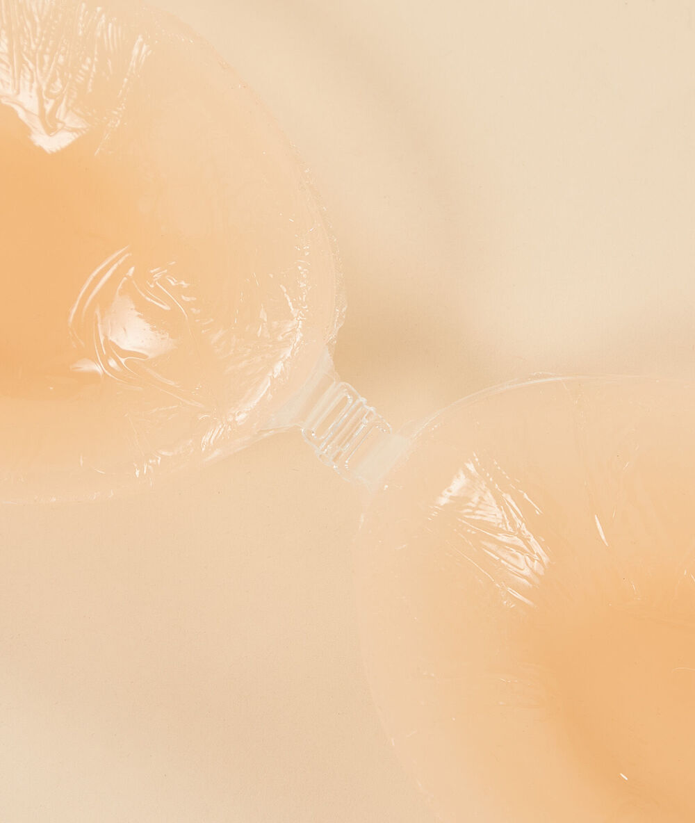 Silicone bra nude.