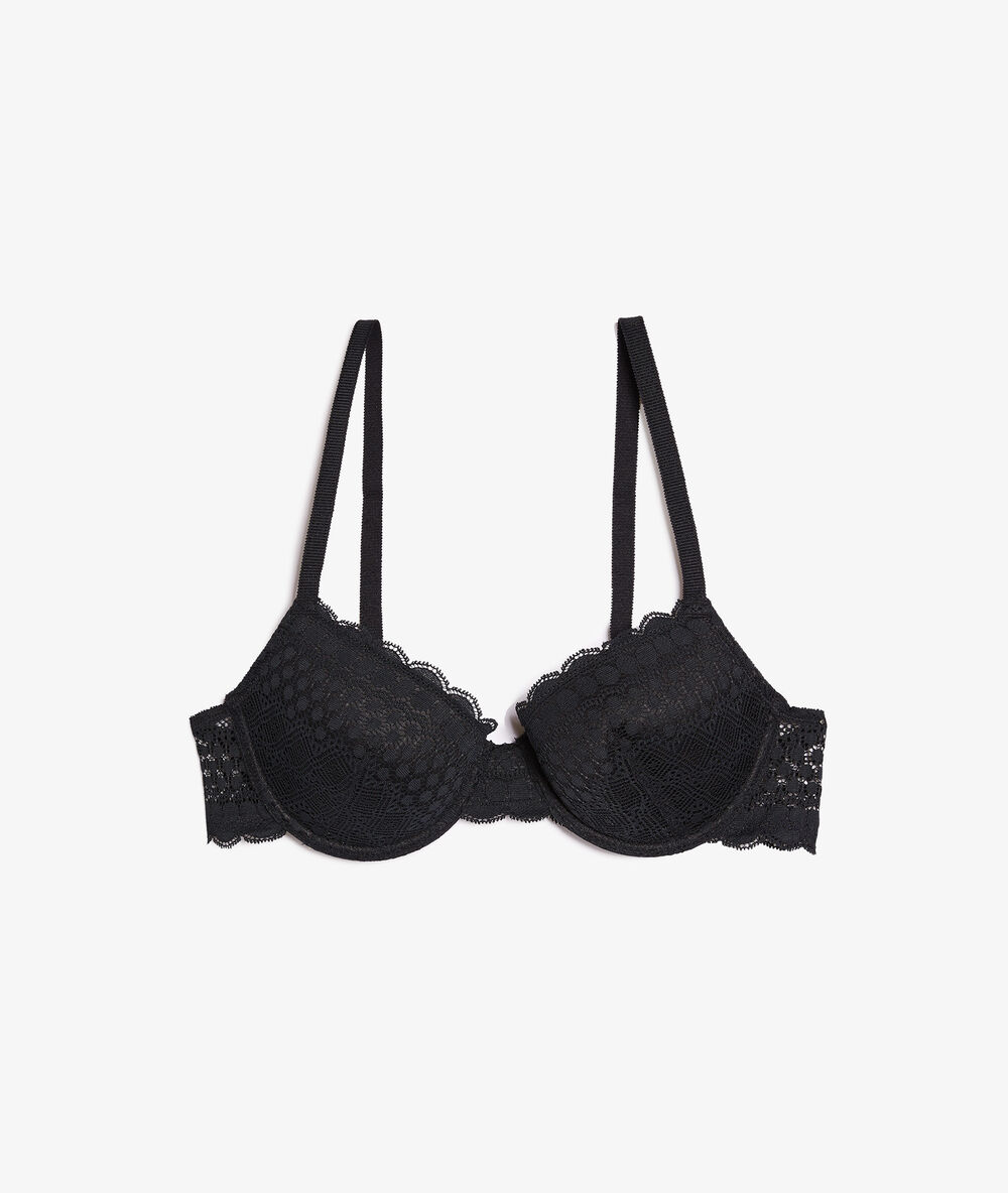 Soutien-gorge n°4 - coques fines noir.