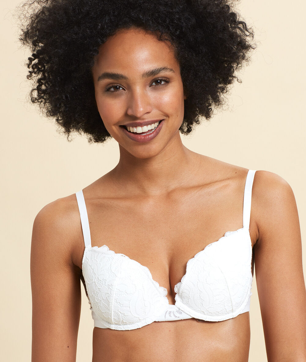 Soutien-gorge n°5 - coques fines ecru.