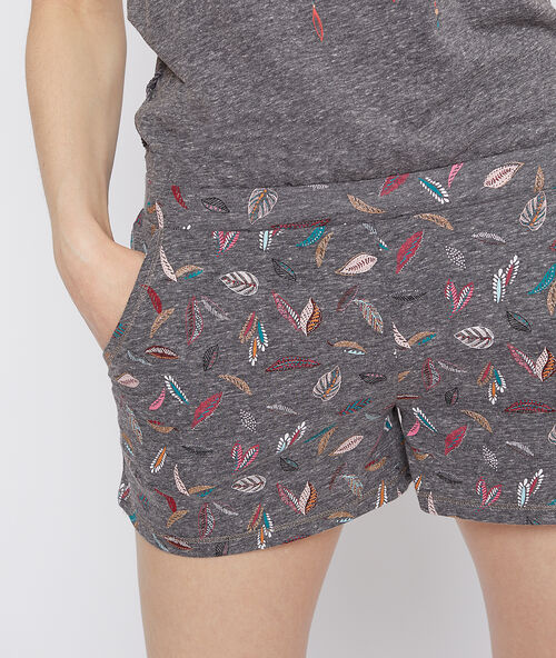 Shorts mit federn anthrazit.