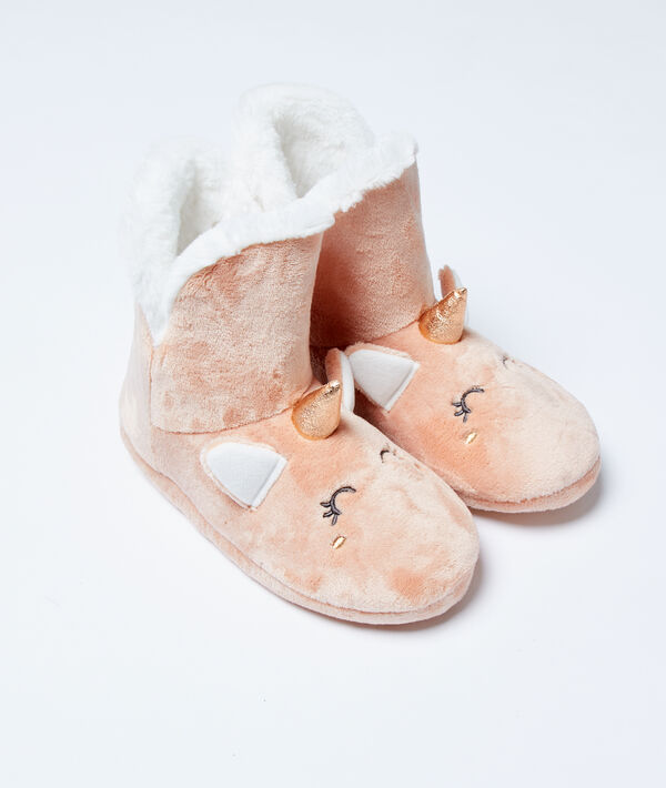 Chaussons bottines fourrées Chaussons bottines fourrées