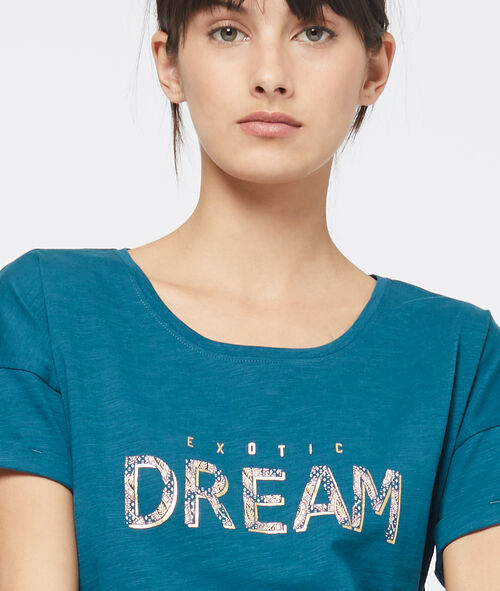 T-shirt imprimé à message T-shirt imprimé à message