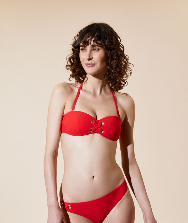 Bikinioberteil in Bandeau-Form, leichte Schalen Bikinioberteil in Bandeau-Form, leichte Schalen;${refinementColor}
