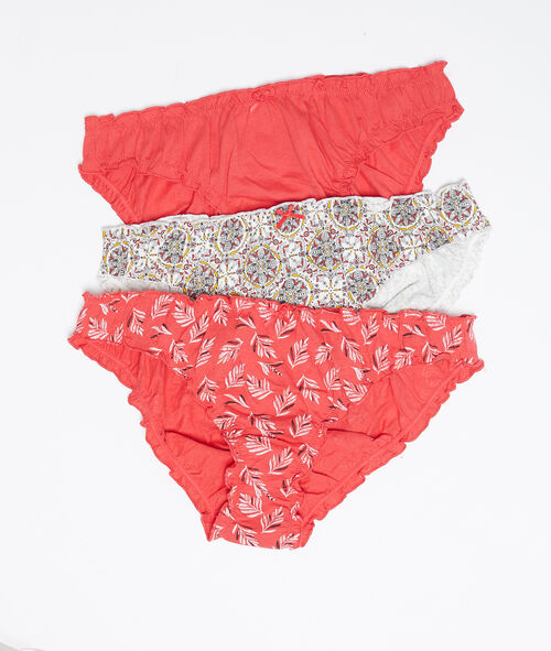 3er-Set Pantys aus Baumwolle 3er-Set Pantys aus Baumwolle