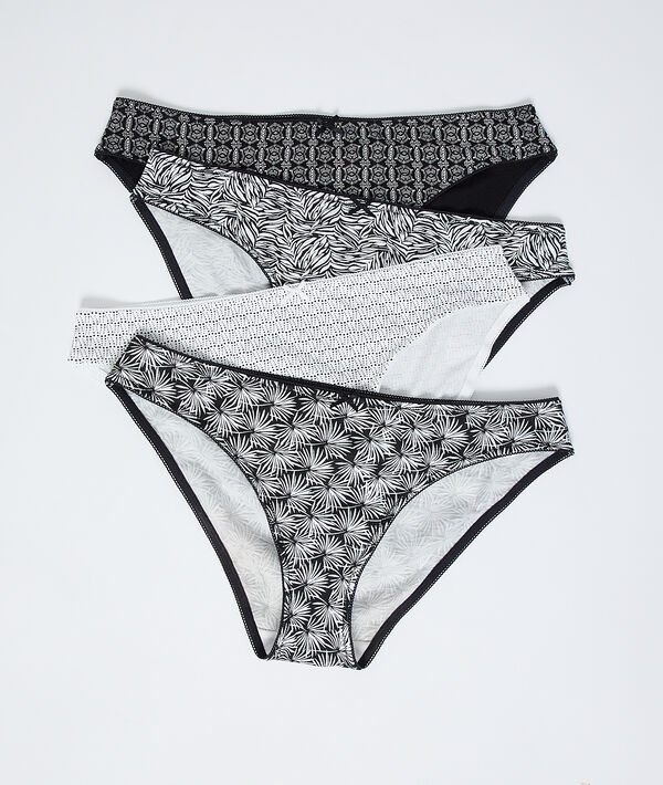 4er-Set Pantys aus Baumwolle 4er-Set Pantys aus Baumwolle;${refinementColor}