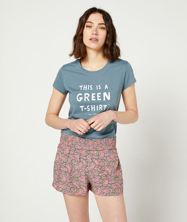 Short imprimé feuillage Short imprimé feuillage;${refinementColor}