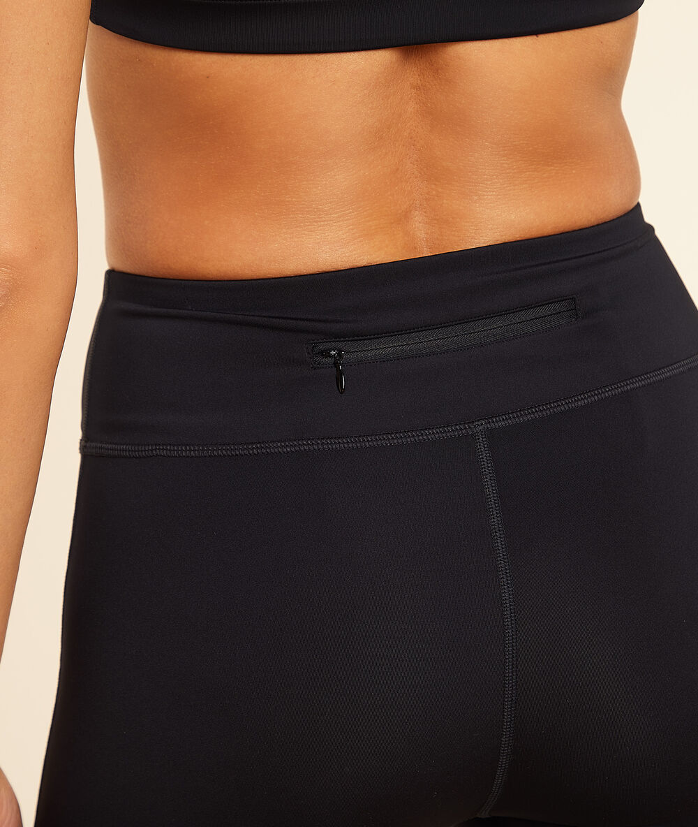 7/8 sport-leggings schwarz.