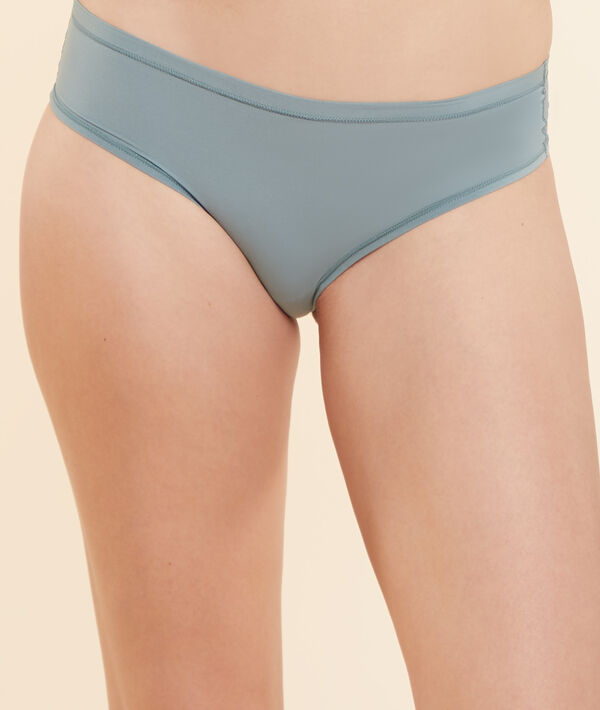 Hipster en dentelle et microfibre extensible Hipster en dentelle et microfibre extensible;${refinementColor}