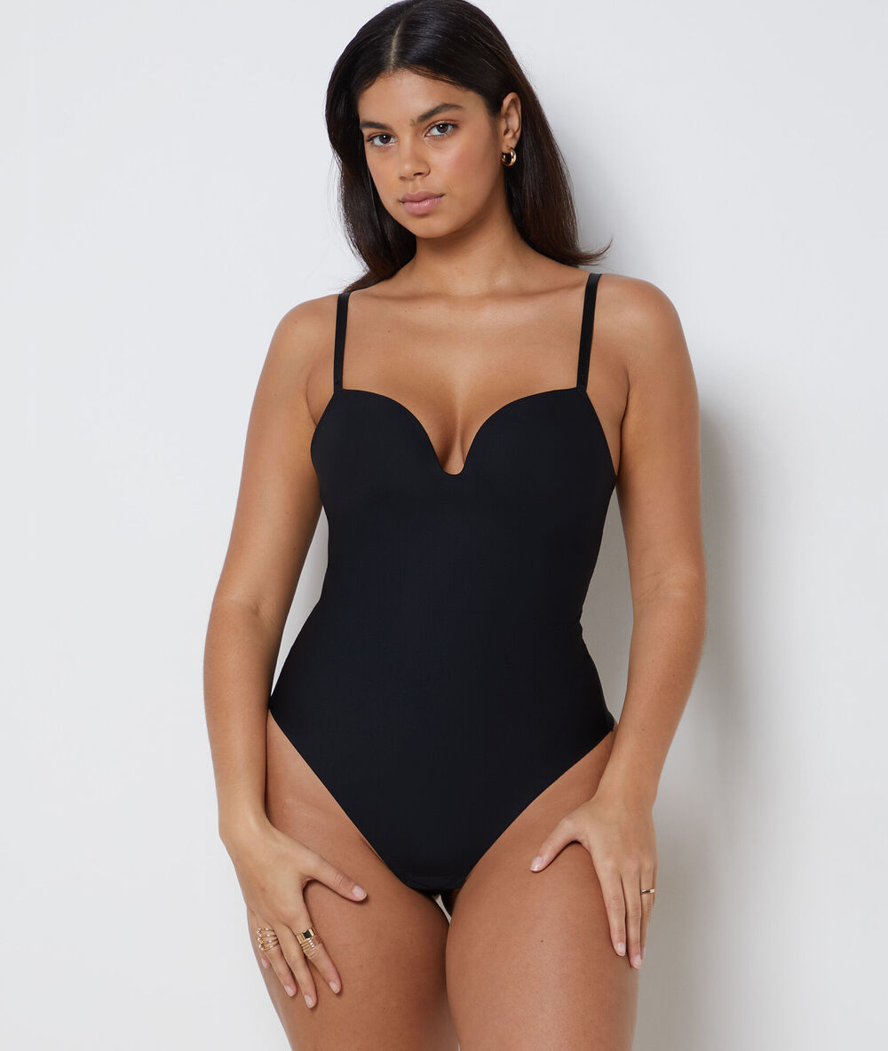 Body sculptant - maintien fort noir.