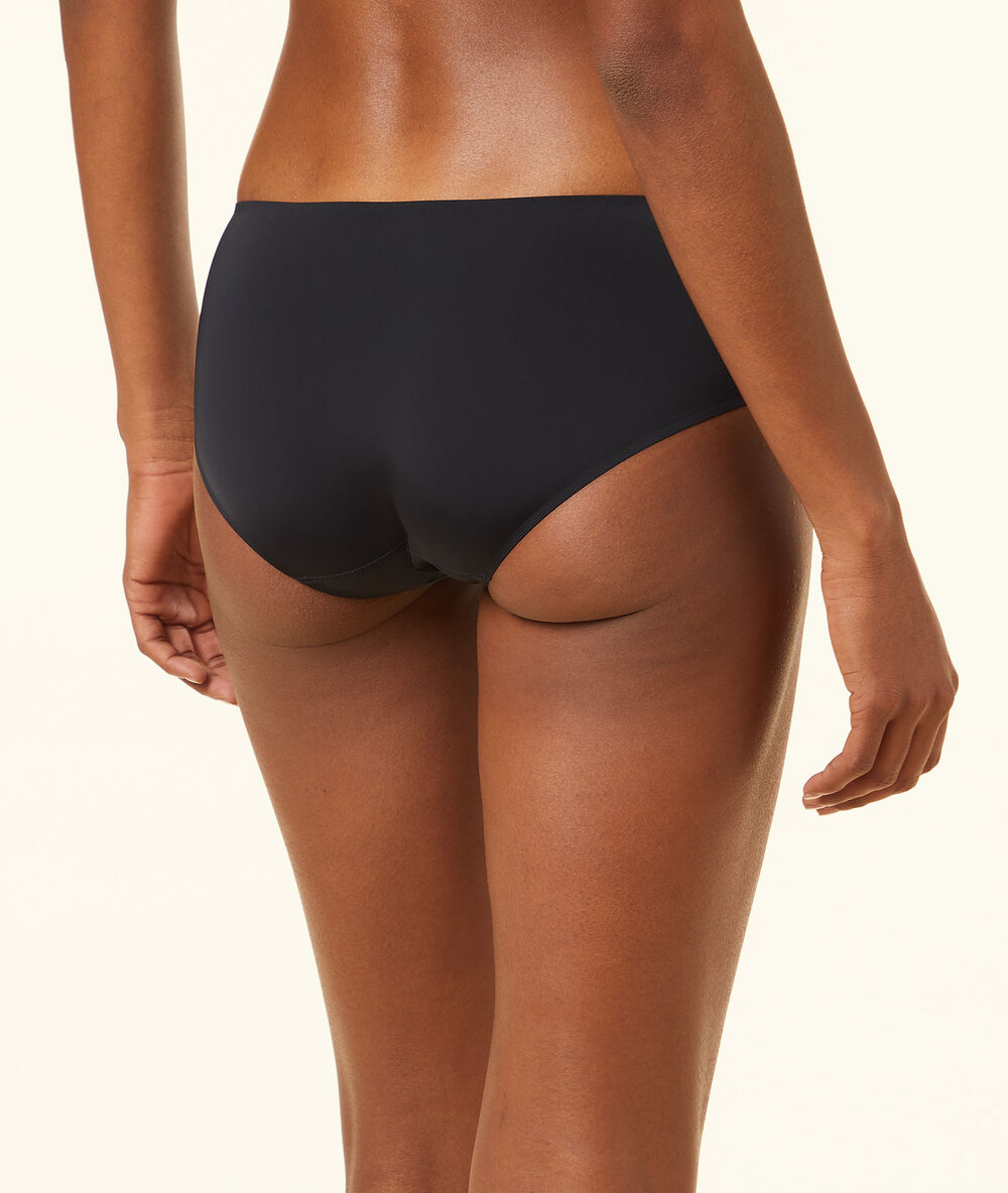 Mikrofaser shorty noir.