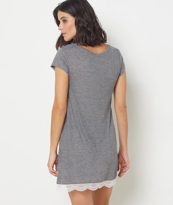 Chemise de nuit bas dentelle Chemise de nuit bas dentelle;${refinementColor}