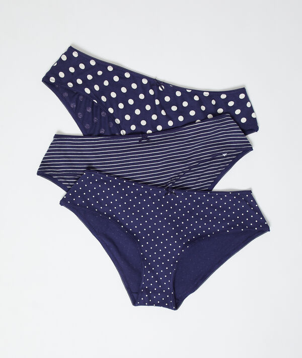 3er-Set Shortys aus Baumwolle 3er-Set Shortys aus Baumwolle;${refinementColor}