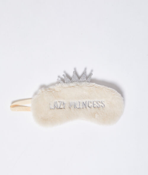 Masque de nuit fourr&eacute; "lazy princess" rose.