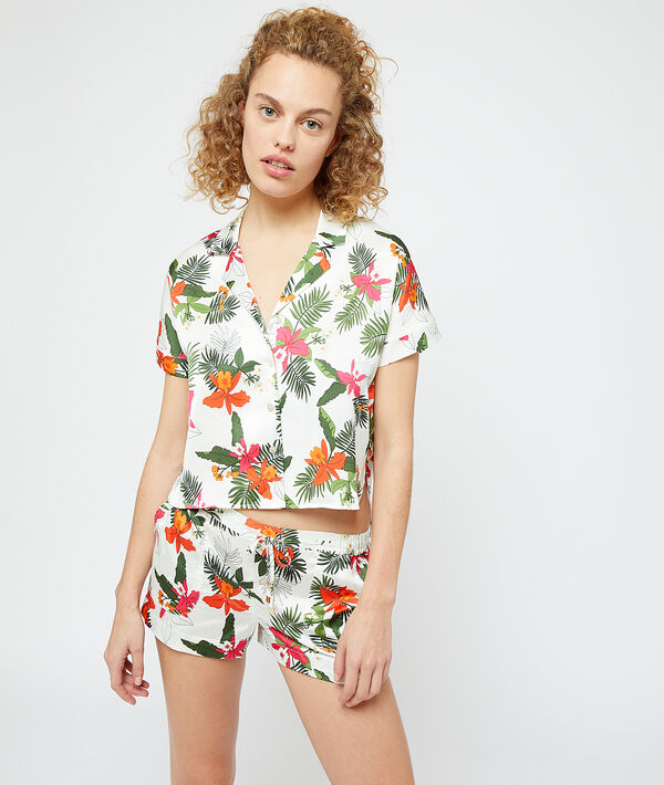 Short satiné imprimé Short satiné imprimé;${refinementColor}