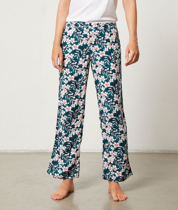 Pantalon imprimé floral Pantalon imprimé floral;${refinementColor}