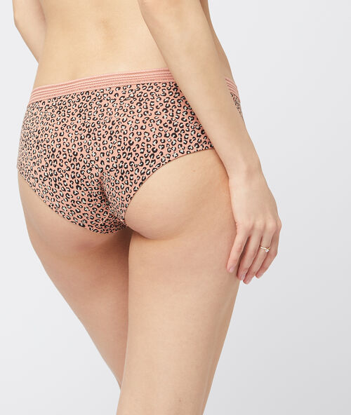 3er-set shortys aus baumwolle braun.