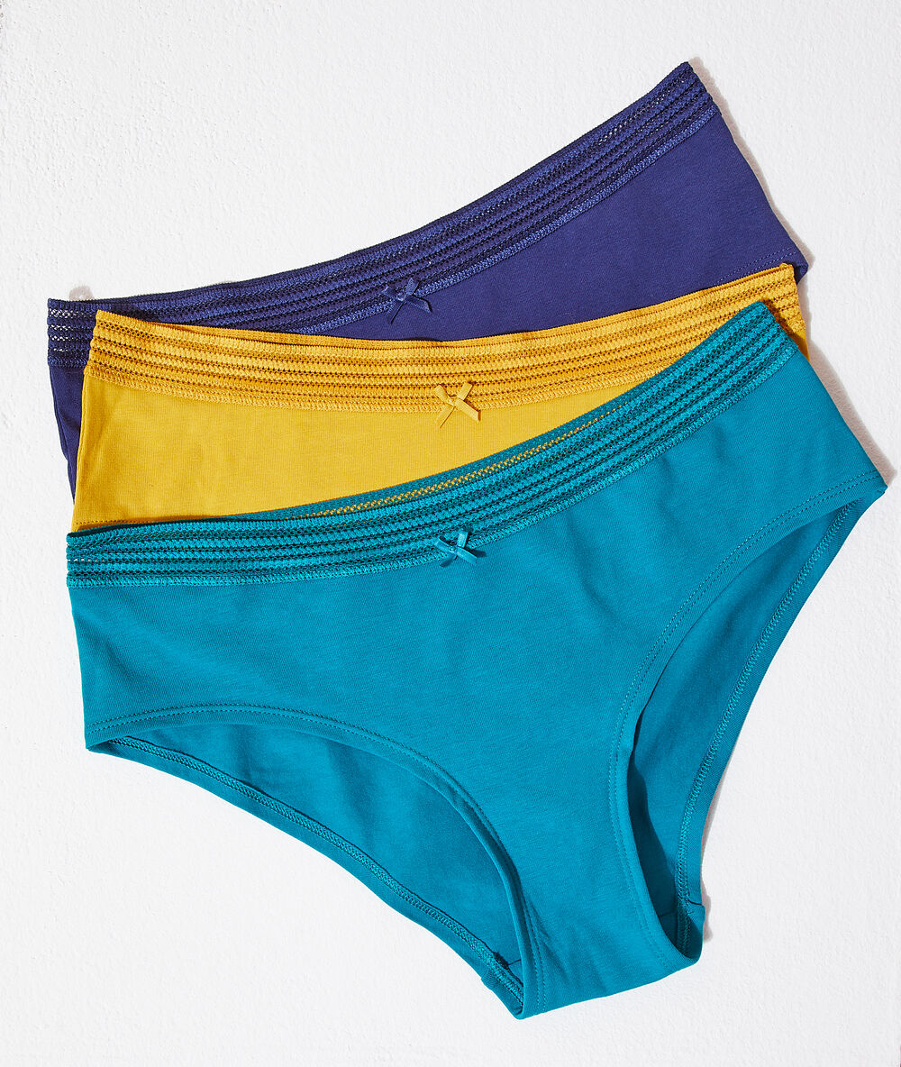 3er-set shortys tannengrün.