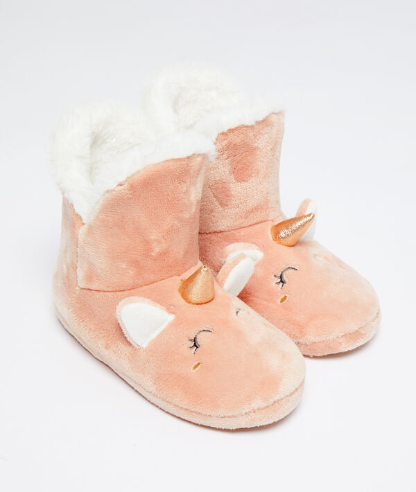 Einhorn-hausstiefel für kinder