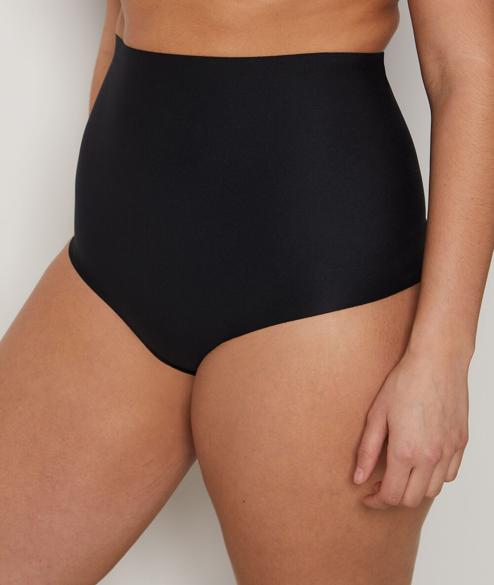 Panty mit hoher taille – starker halt schwarz.