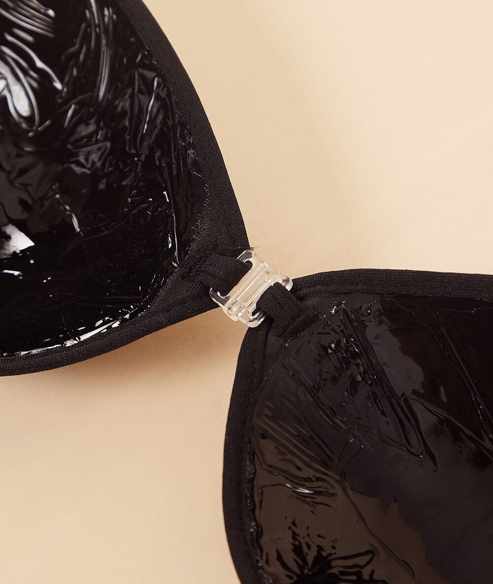 Microfibre bra schwarz.