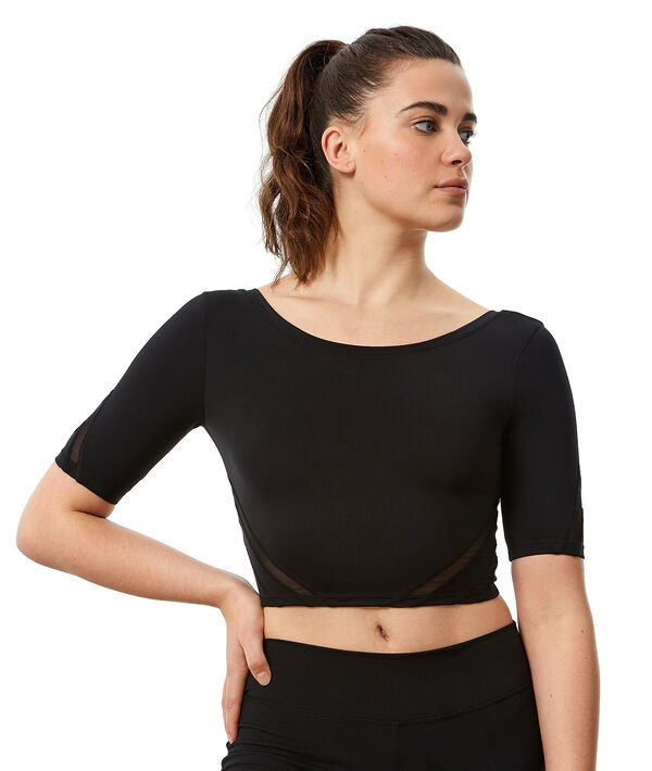 Crop top de yoga, dos échancré Crop top de yoga, dos échancré;${refinementColor}