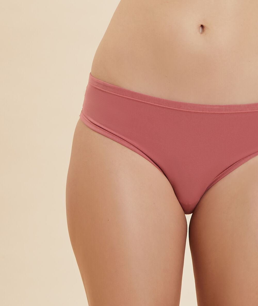 Hipster en coton bio extensible terracotta.
