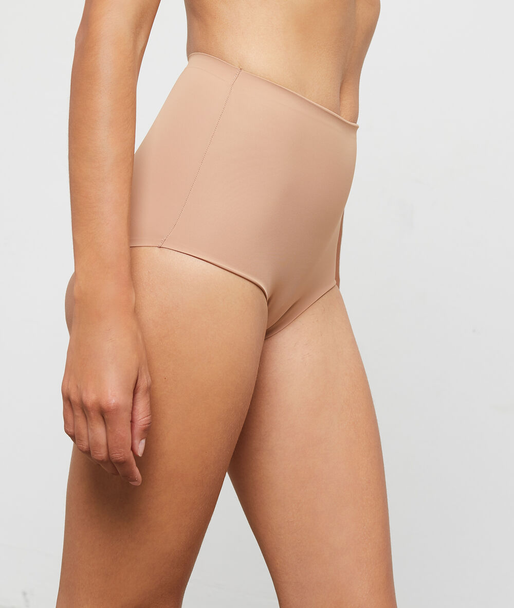 Panty mit hoher taille stufe 3: figurformend dune.
