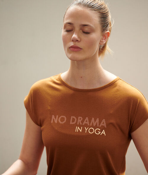 Sport-top mit offenem r&uuml;cken braun.