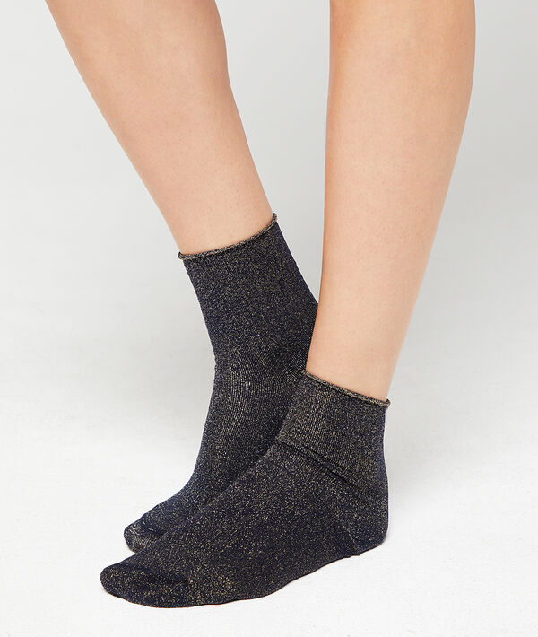 Chaussettes fil métallisé Chaussettes fil métallisé;${refinementColor}