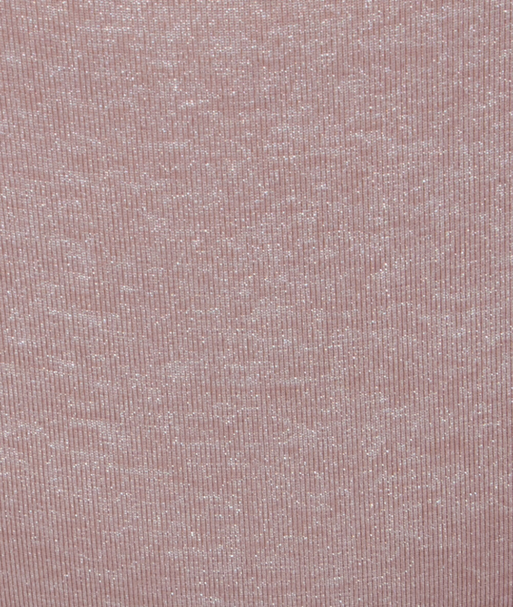 Shorty micro maille chinée taupe.