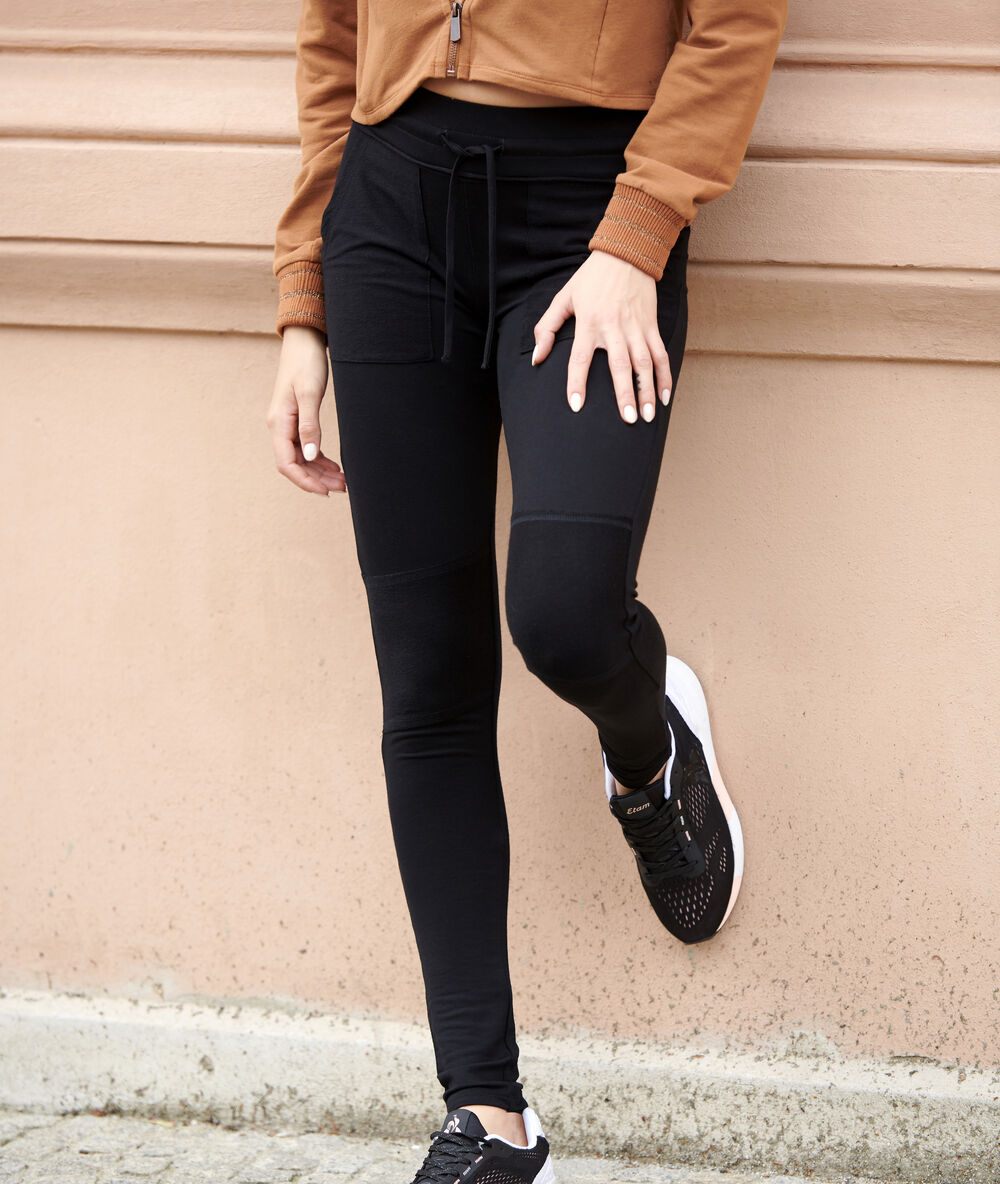 Pantalon sportswear à poches noir.