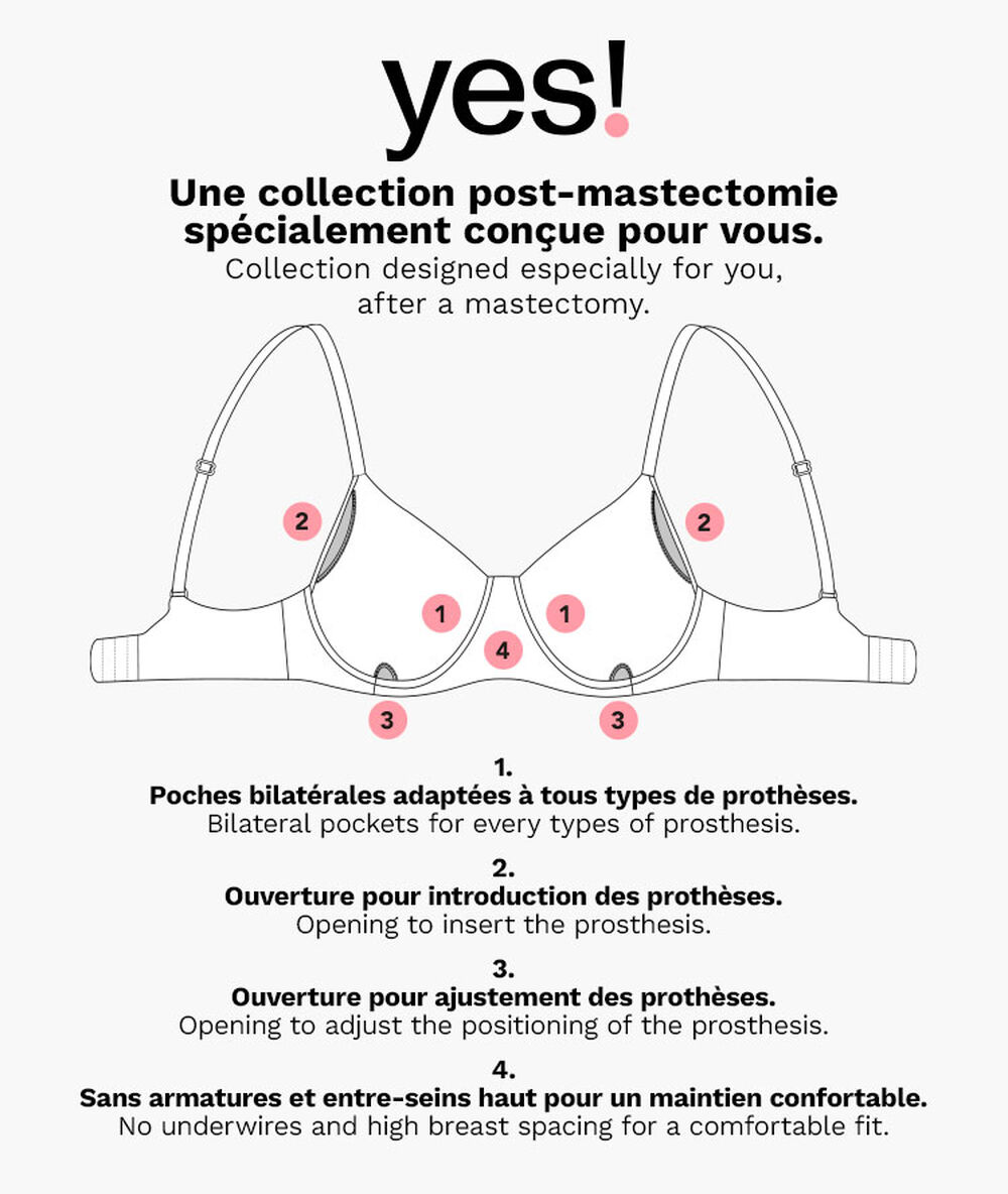Maillot de bain post-mastectomie une pièce ecru.