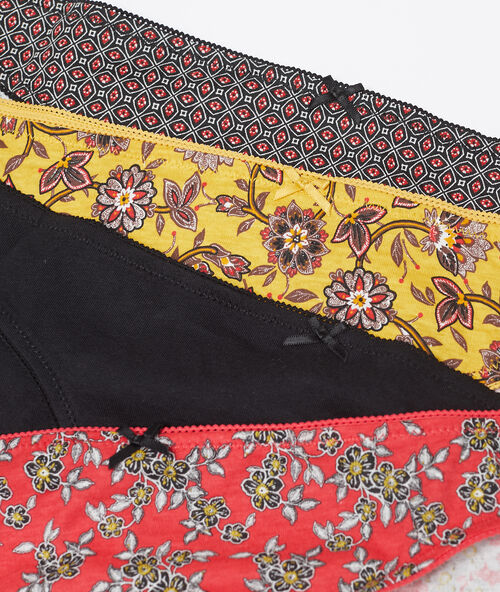 4er-set pantys rot.