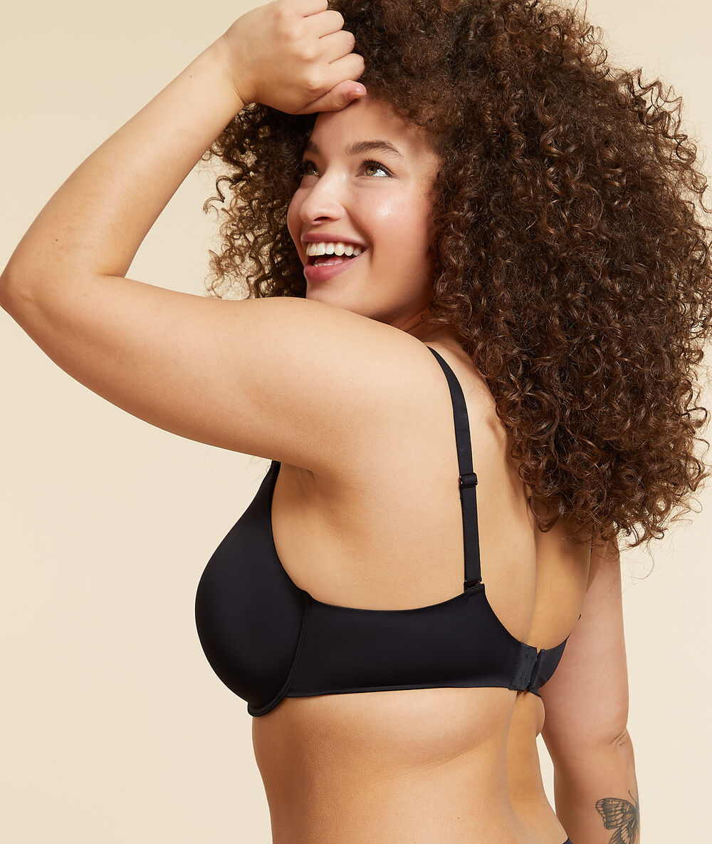 Soutien-gorge corbeille bonnet e noir.