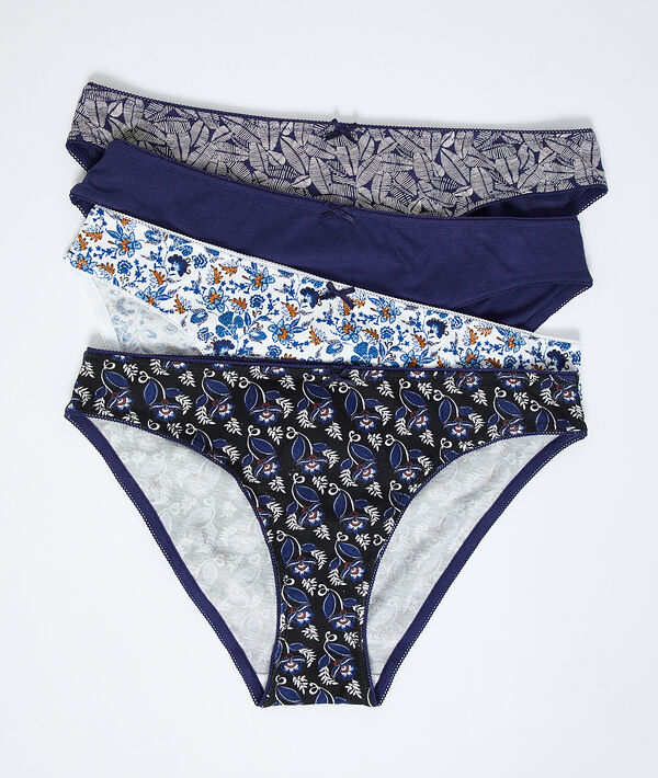 4er-Set Pantys aus Baumwolle 4er-Set Pantys aus Baumwolle;${refinementColor}