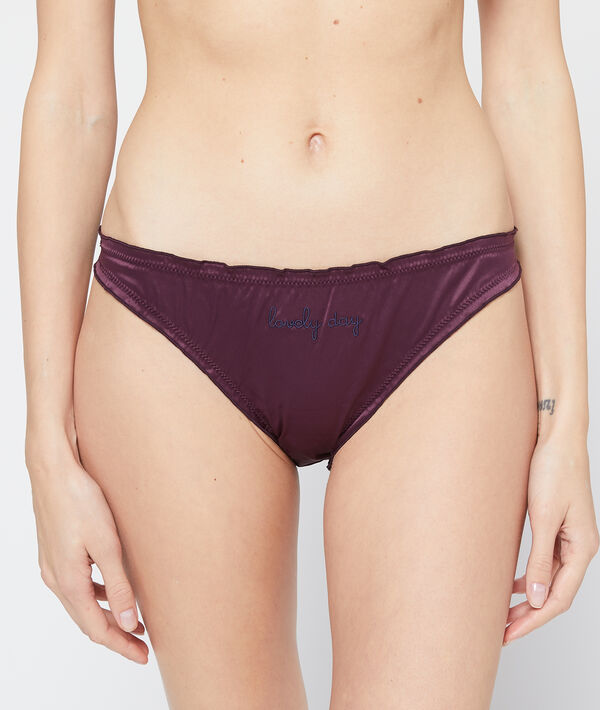 Culotte satinée "Lovely day" Culotte satinée "Lovely day";${refinementColor}