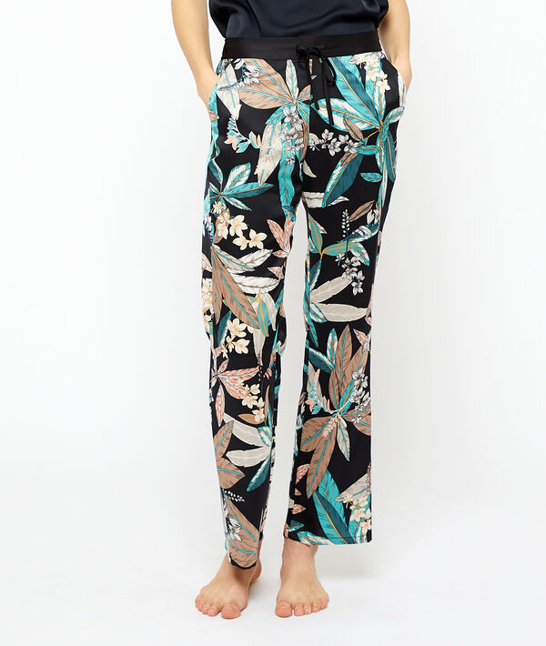 Hose mit Blätter-Print Hose mit Blätter-Print;${refinementColor}